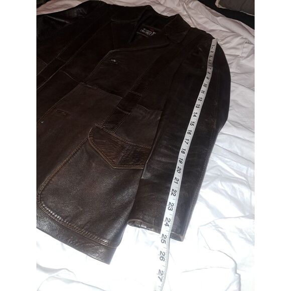 Roetan leather Jacket by Silvester Litton of England Mens Med/Women L-XL - Picture 10 of 16